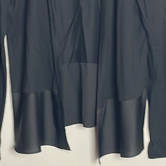 Ann Taylor Black Open Long Sleeve Block Hem Cardigan- Medium - Picture 4 of 11